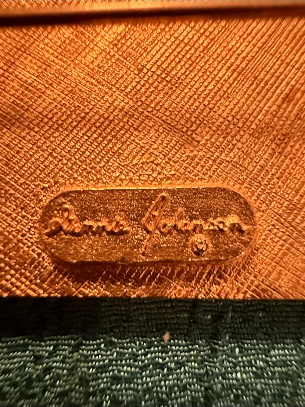 Enamel Rectangular Multi-Color brooch - Picture 3 of 3